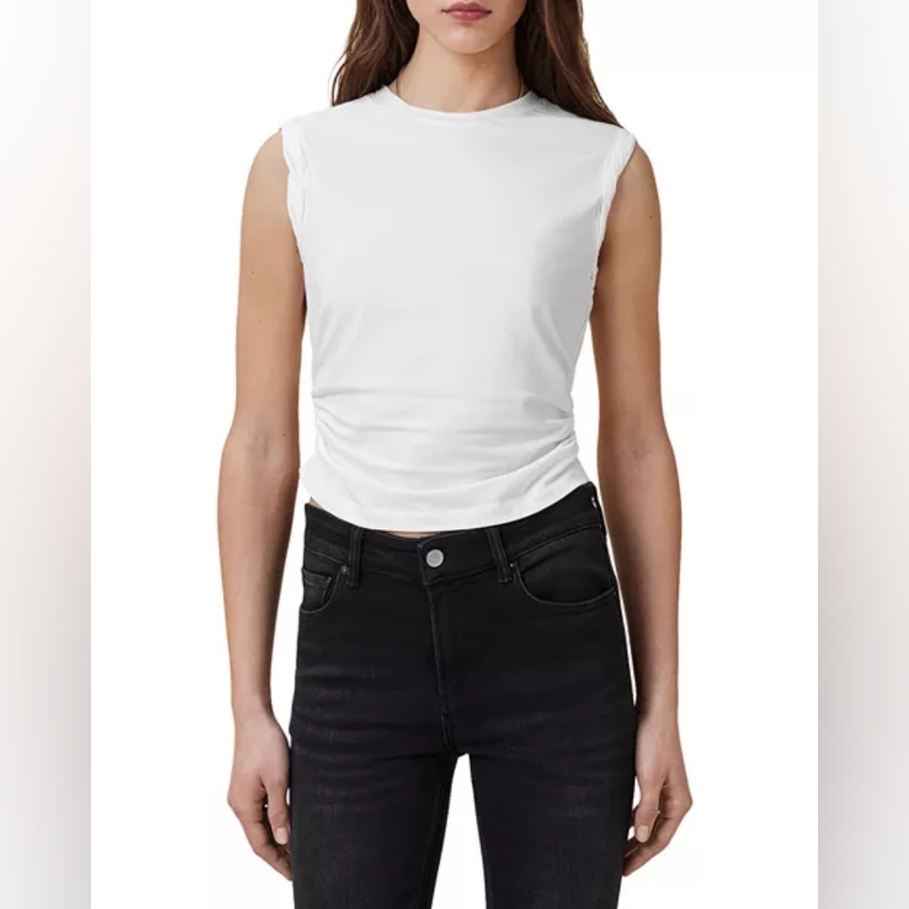 AllSaints West Side Ruched Tank Sz. S